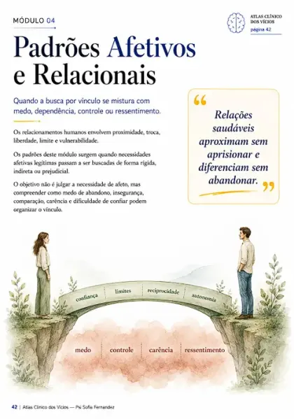 Capa do Módulo 04: Padrões afetivos e relacionais