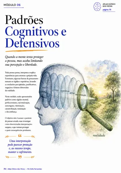 Capa do Módulo 06: Padrões cognitivos e defensivos