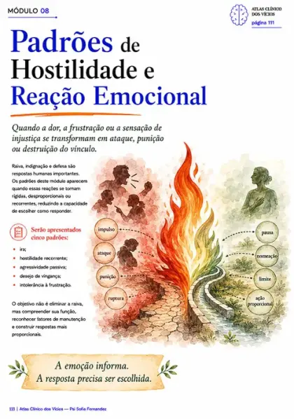 Capa do Módulo 08: Hostilidade e reação emocional